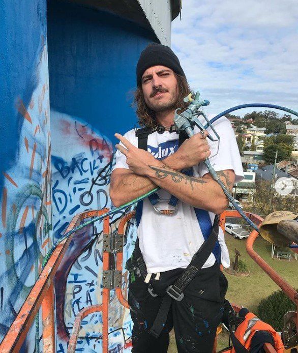 Australian Silo Art Trail, Jarad Danby, Silo Artist, Water Tower Artist