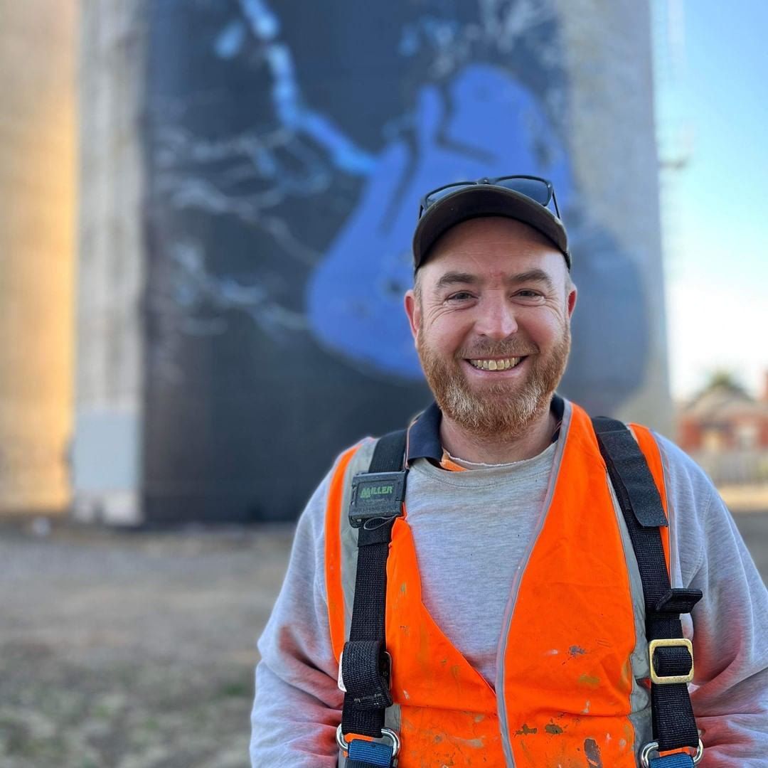 GrainCorp Silo at Rochester, Australian Silo Art trail