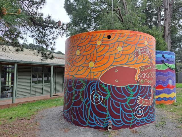 Kalorama Water Tank Art, Australian Silo Art Trail