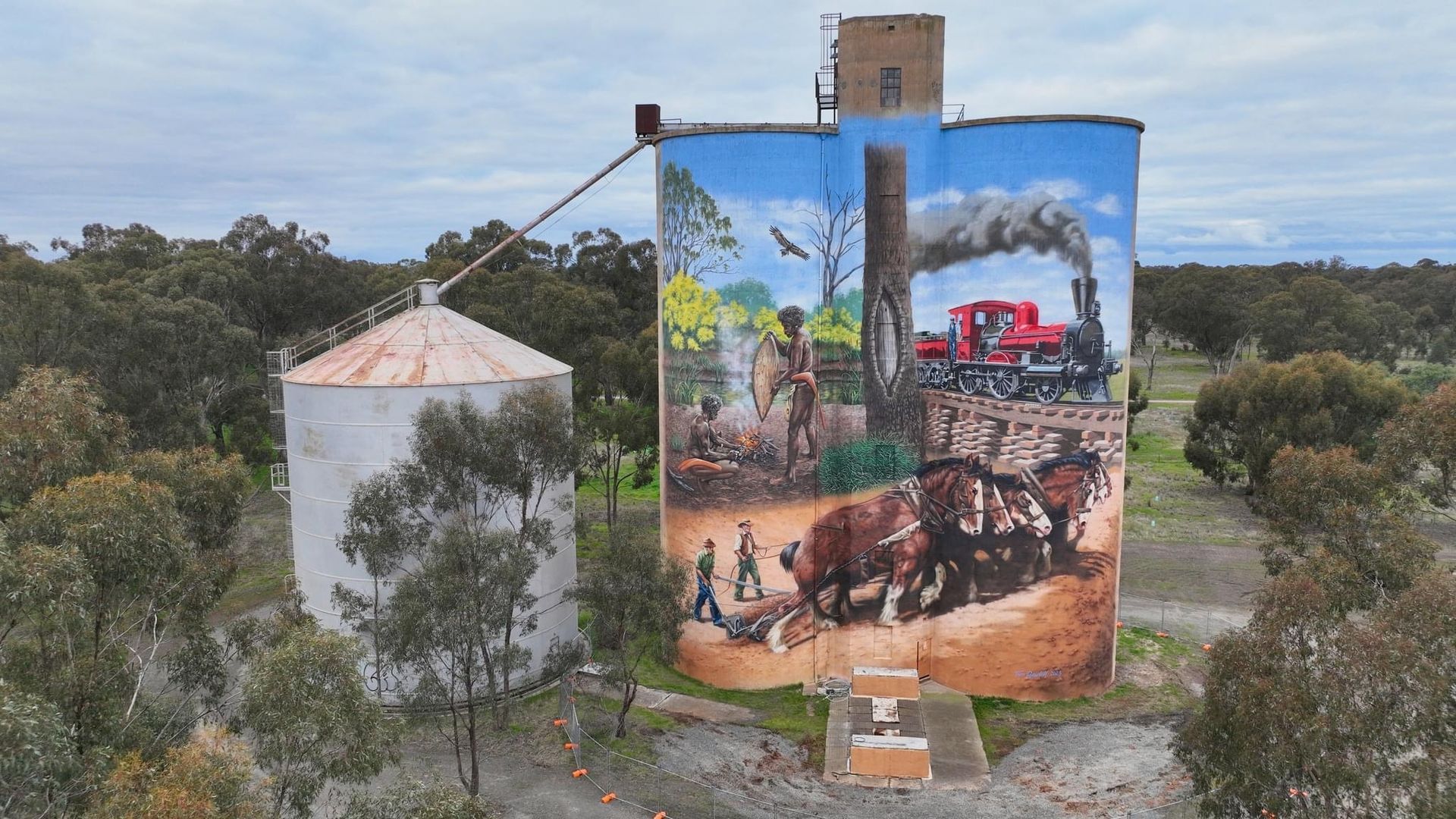 Patchewollock Silo Art, Australian Silo Art