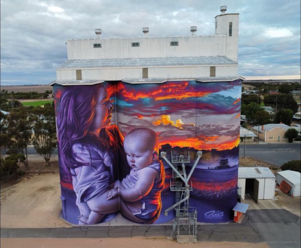 Wirrabara Silo Art, Australian Silo Art Trail