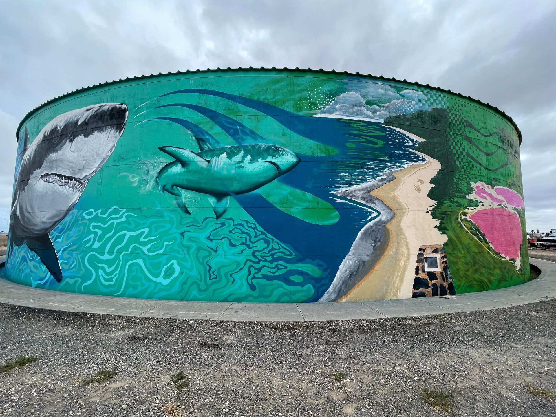 Minlacowie Water Tank Art, Australian Silo Art Trail