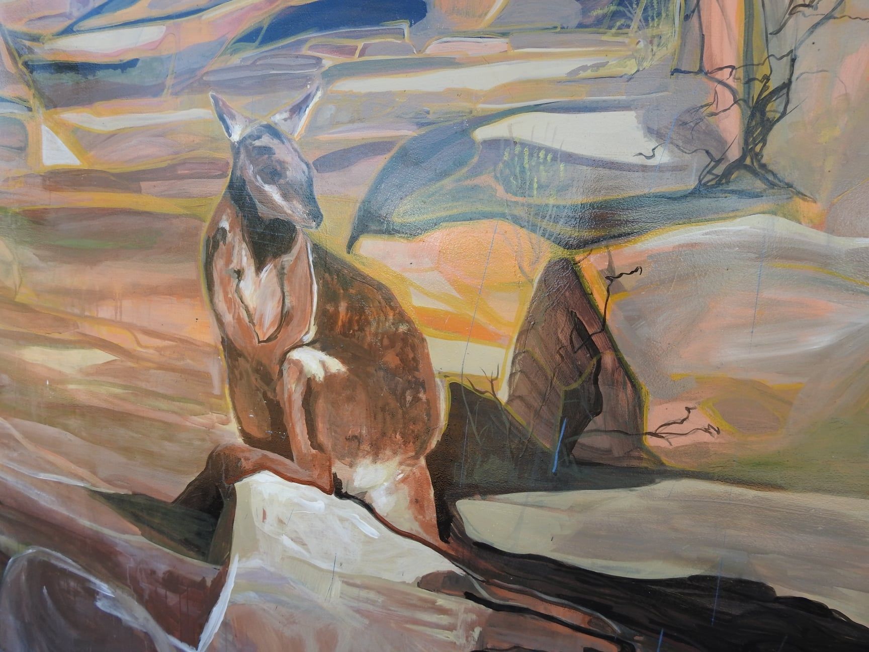 Mt Magnet Water Tank Art, Australian Silo Art Trail