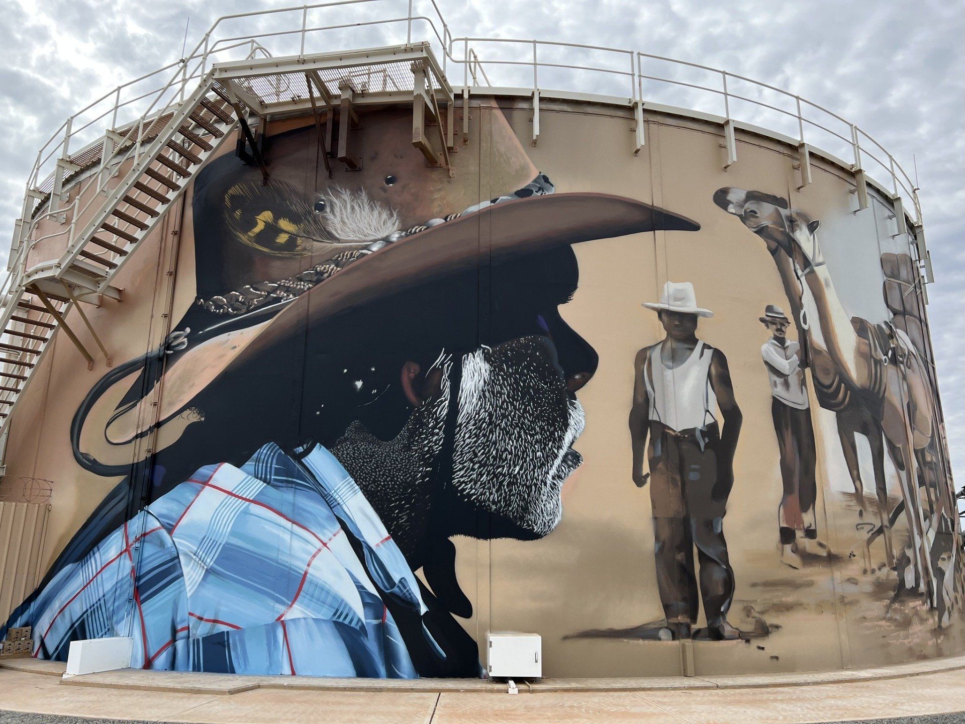 Mount Isa Water Tank Art, Australian Silo Art Trail