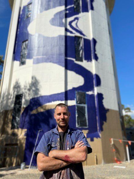 Australian Silo Art Trail, Seb Humphreys, Water Tower Artist, Street Artist,