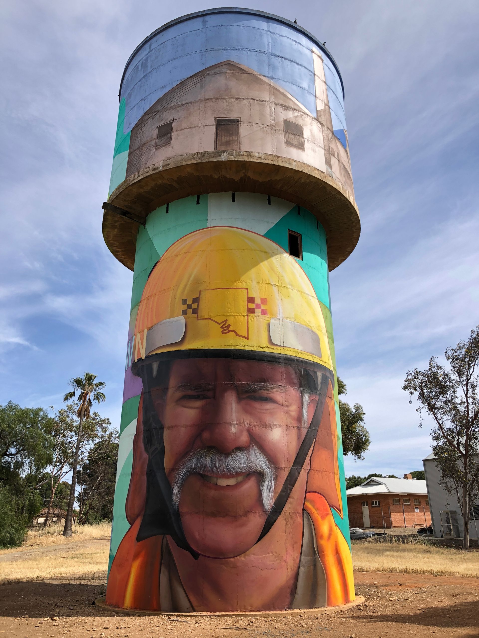 Snowtown Water Tower Art, Australian Silo Art Trail
