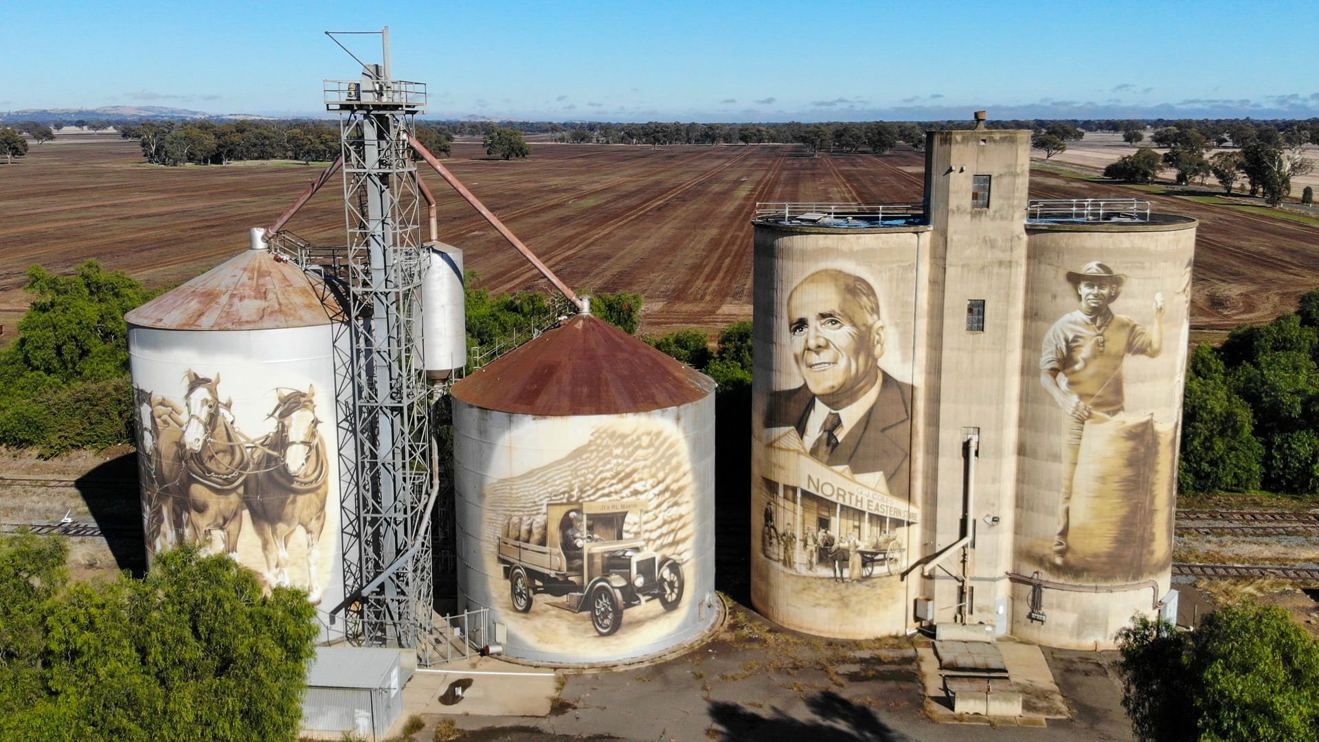 Australian Silo Art Trail, Victorian Silo Art Trail, St James Silo Art
