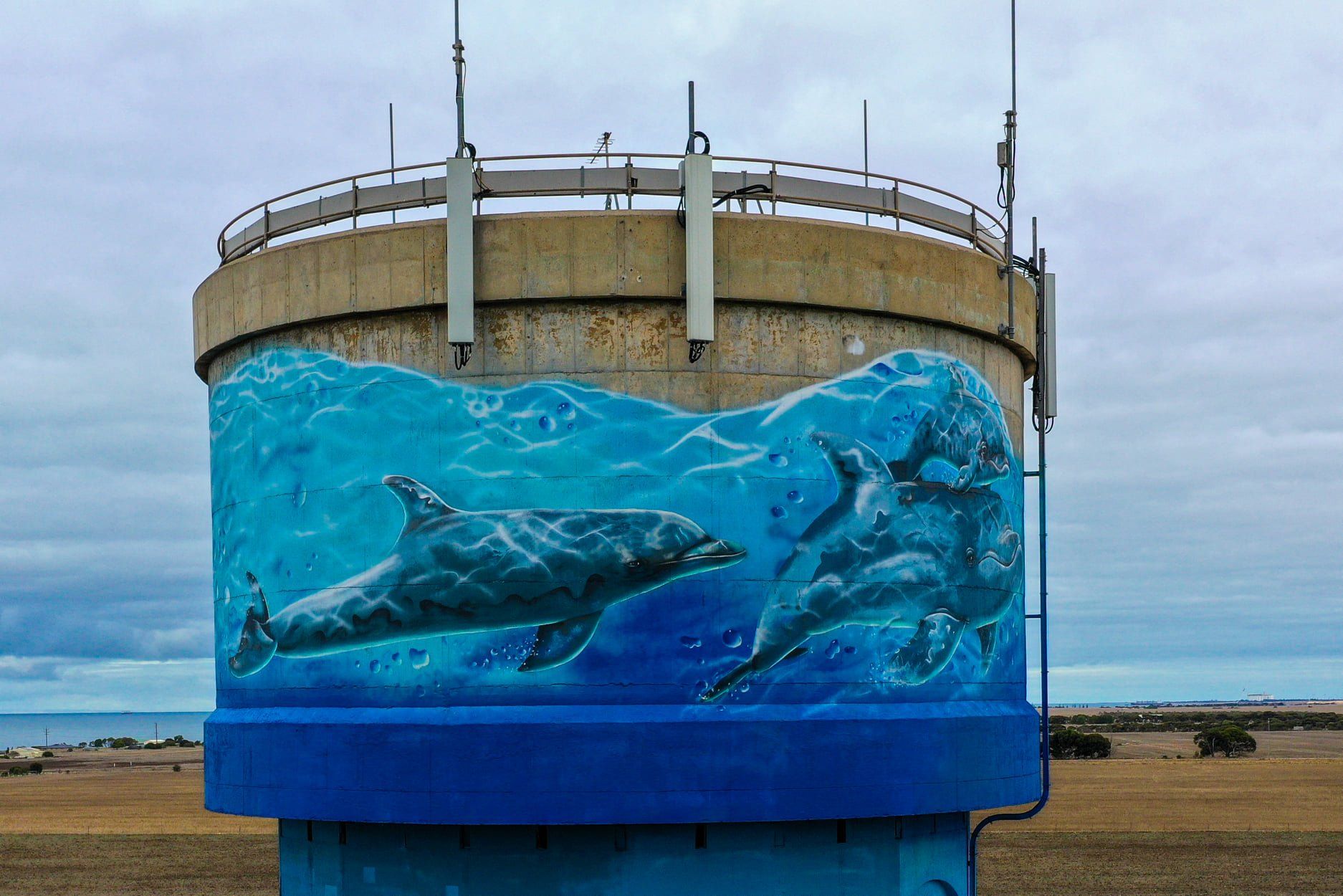 Stansbury Water Tower Art, Australian Silo Art Trail