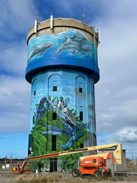 Stansbury Water Tower Art, Australian Silo Art Trail