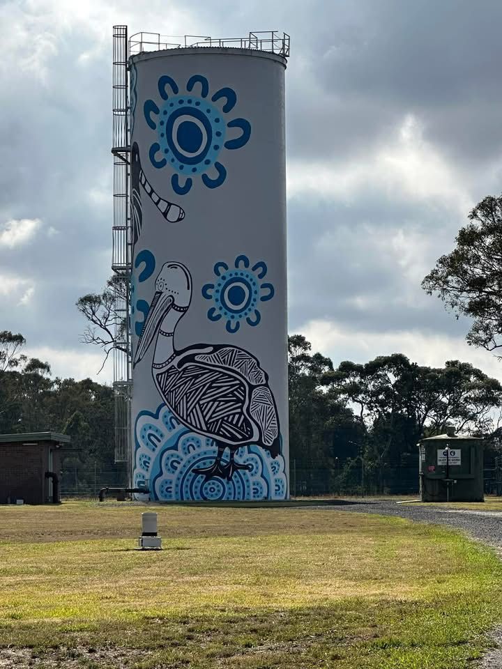 Stratford Water Tower Art, Australian Silo Art trail
