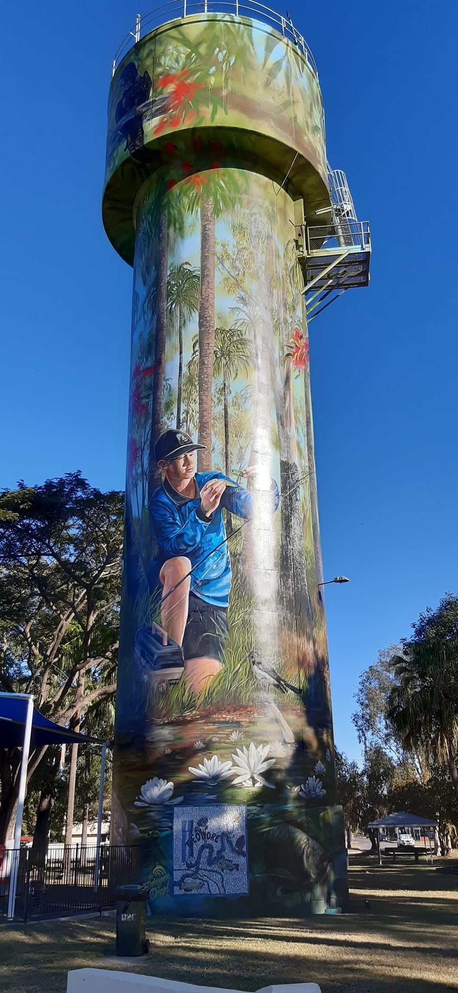 Theodore Water Tower Art, Australian Silo Art Trail