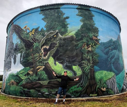 West Ulverstone Water Tank Art, Australian Silo Art Trail