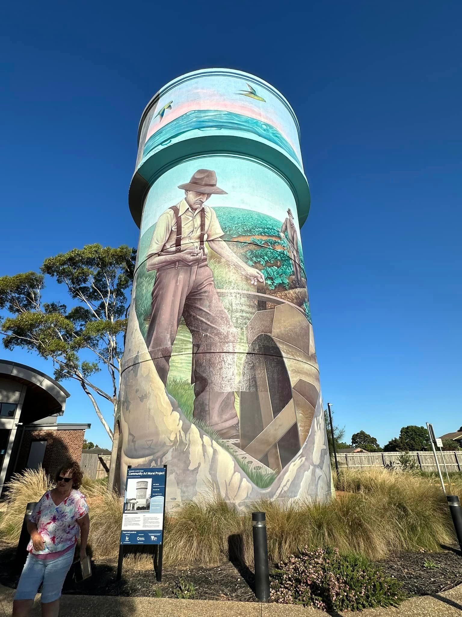 Werribee Water Tank Art, Australian Silo Art Trail