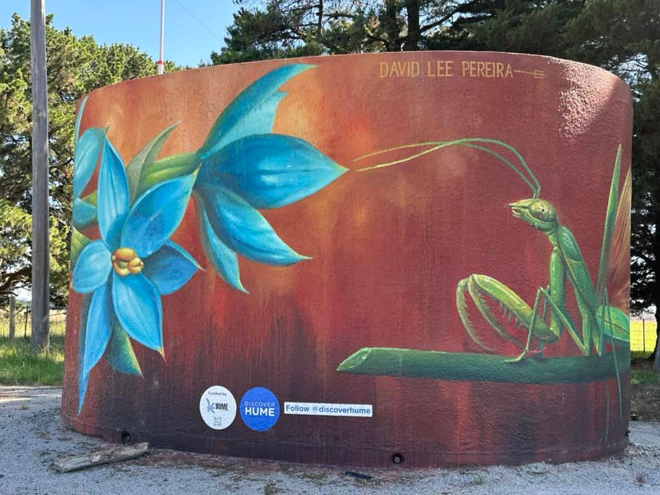 Wildwood Water Tank Art, Australian Silo Art Trail