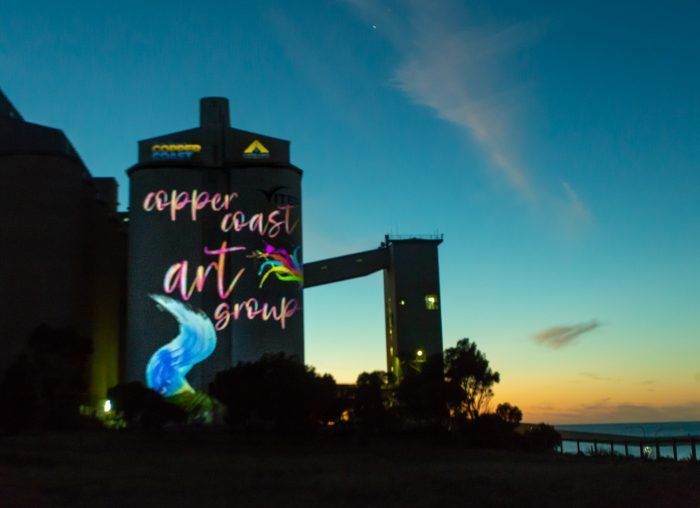 Wallaroo silo light show