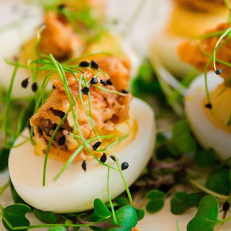 fancy deviled eggs