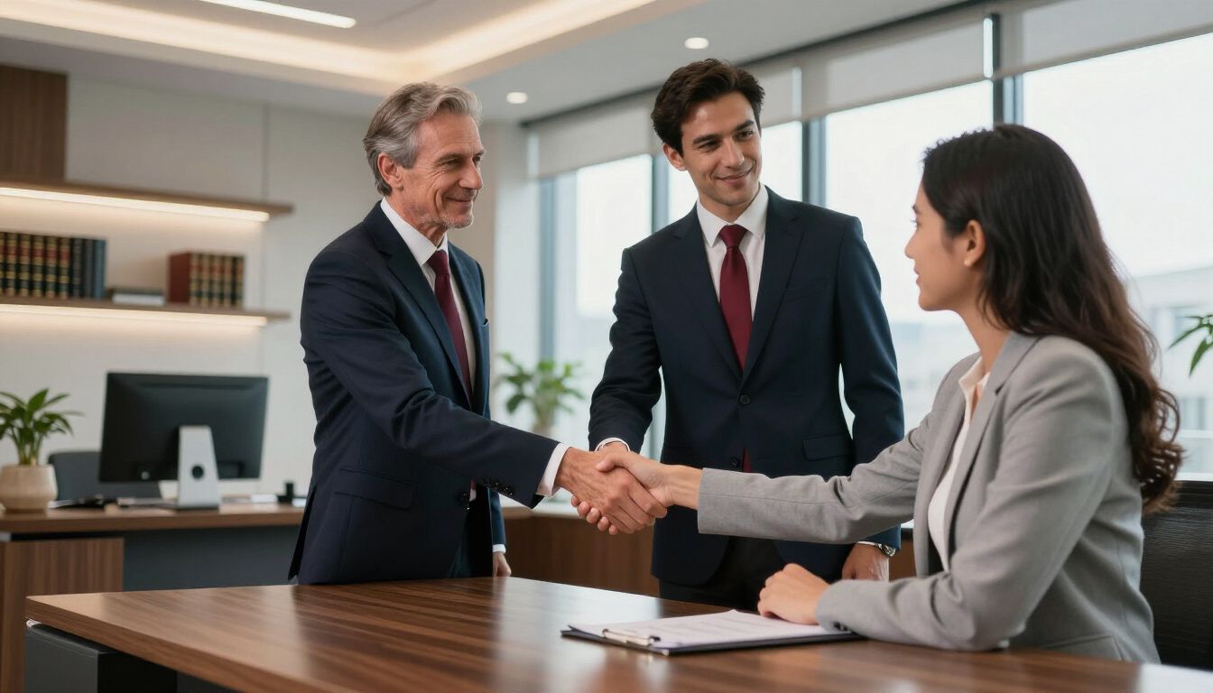 Legal consultation with client