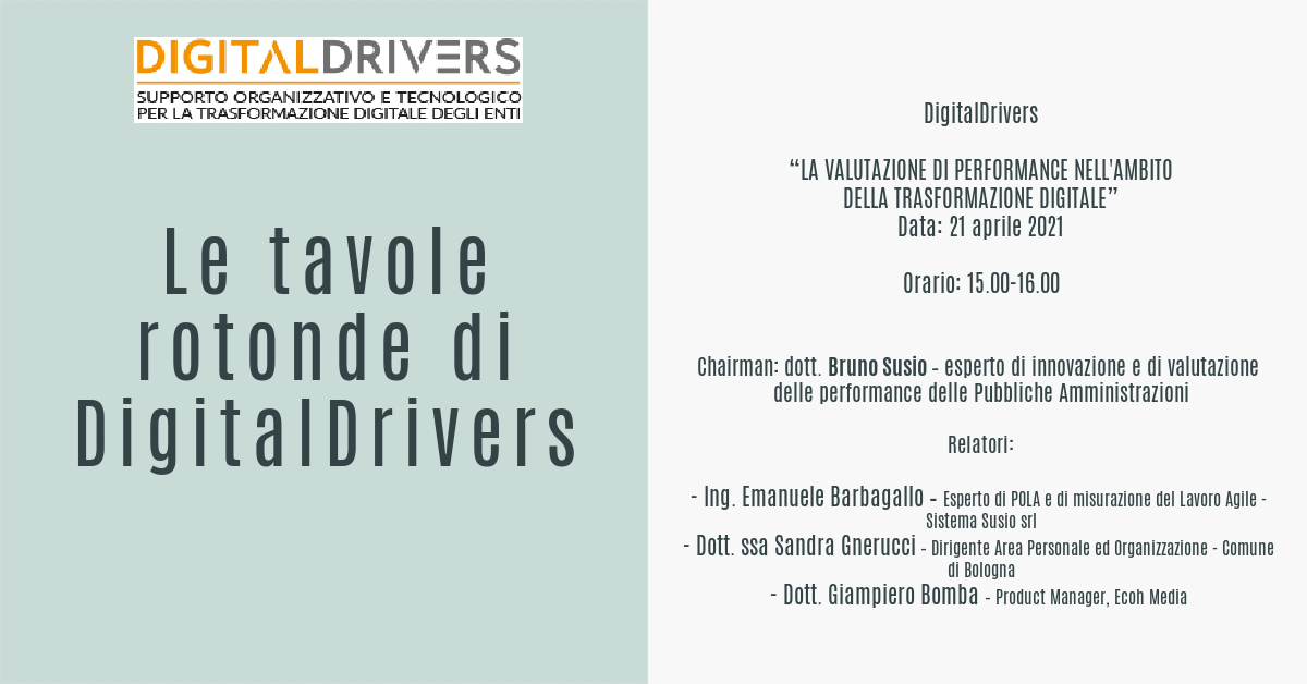 Guarda il video dell'incontro Digital Drivers - performance