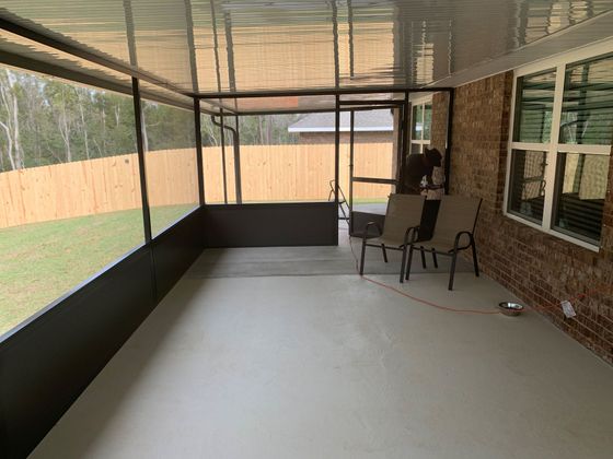 Patio - Seminole, AL - Absolute Seamless Gutters