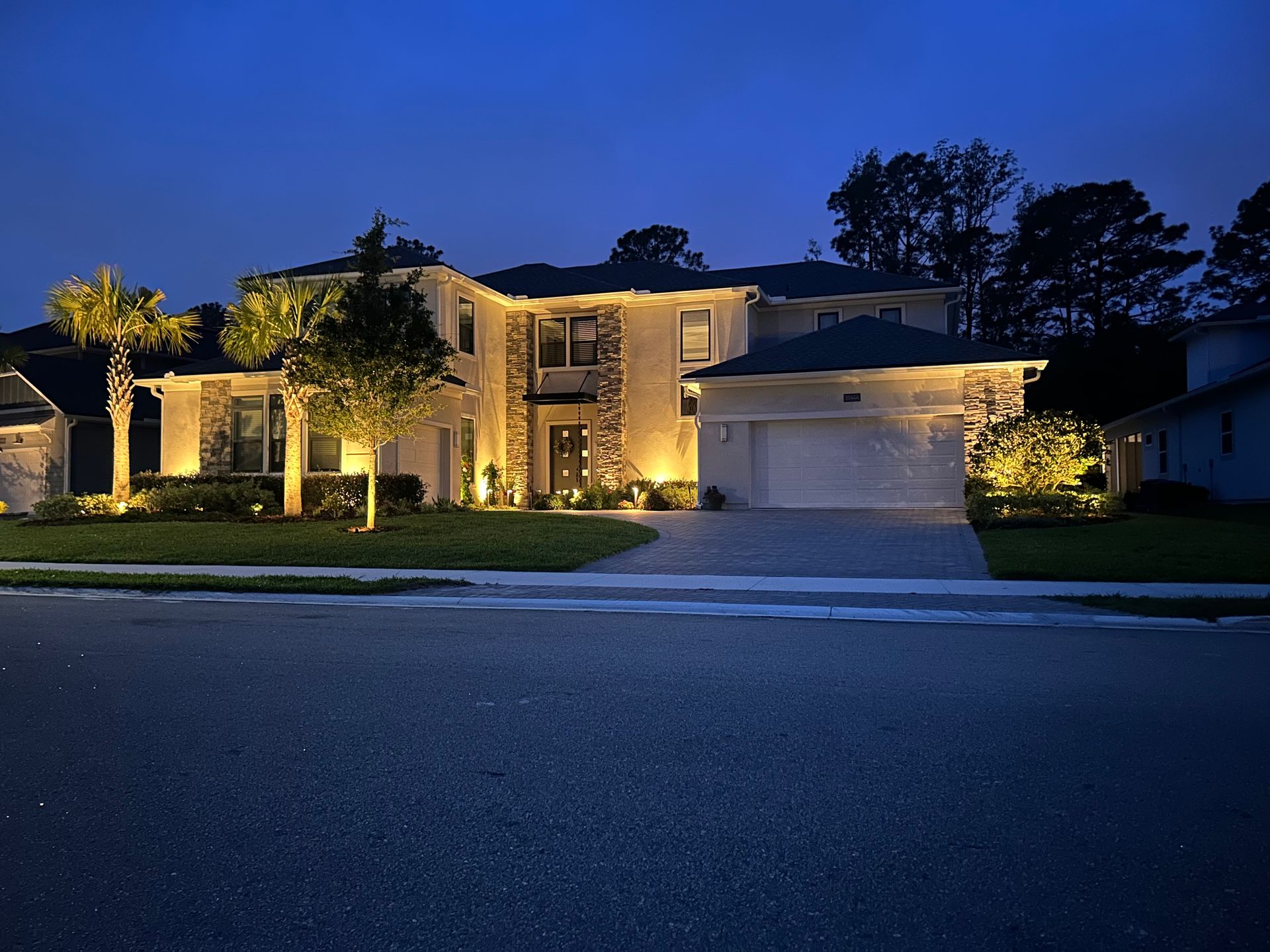 Outdoor Lighting Jacksonville Beach, FL Light Up Jax