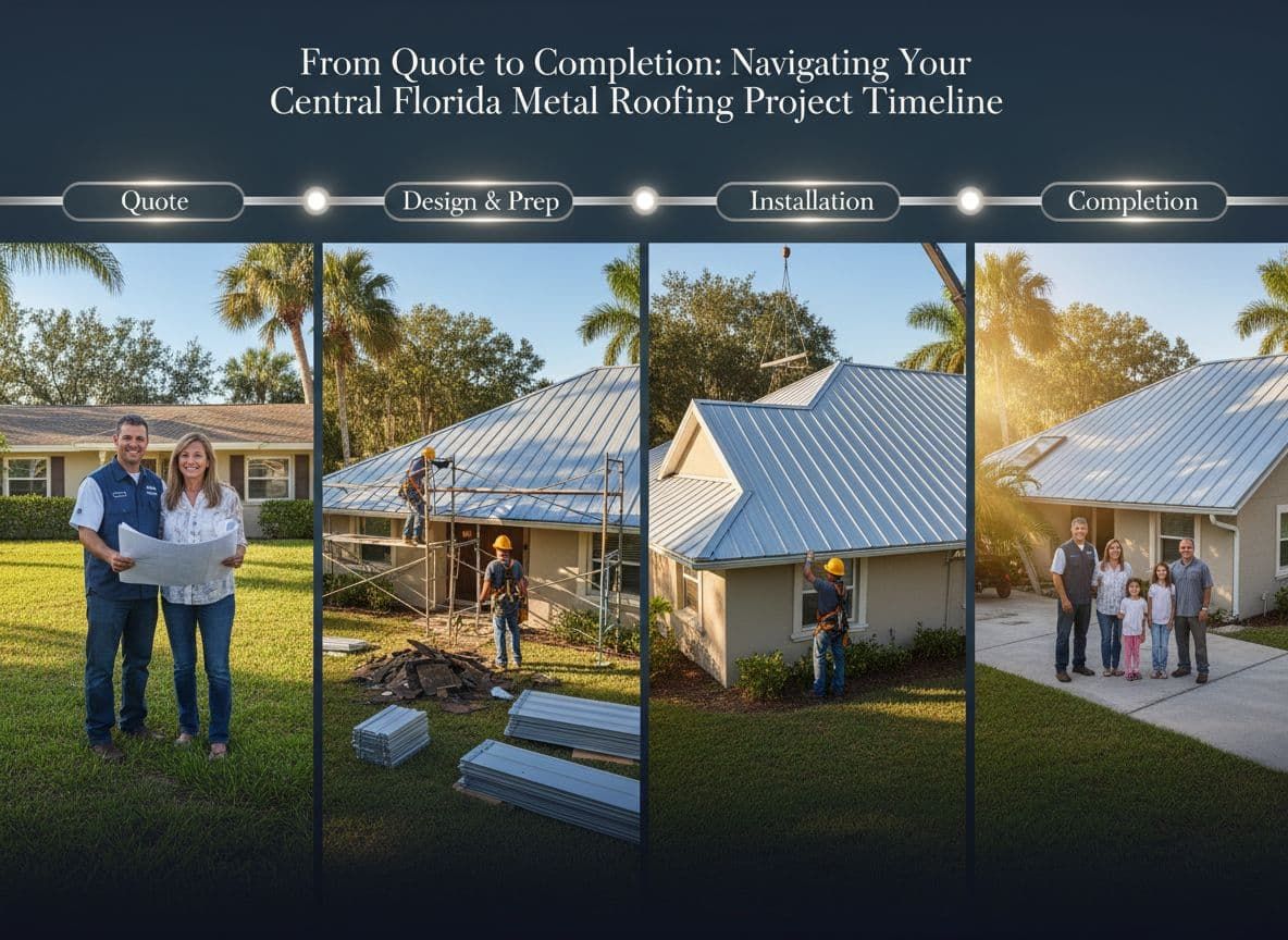 From Quote to Completion: Navigating Your Central Florida Metal Roofing Project Timeline