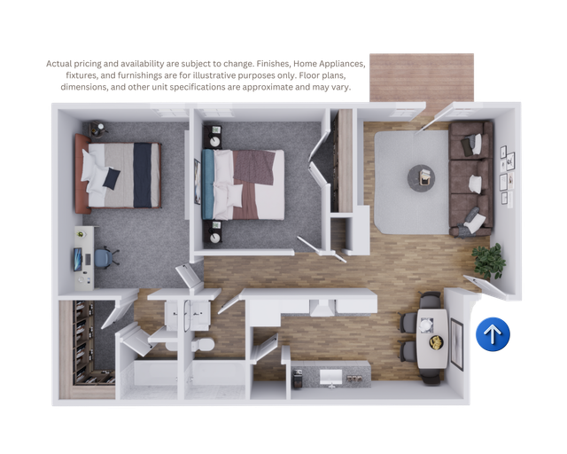 Black-and-white architectural floor plan of a house with multiple labeled rooms and doorways