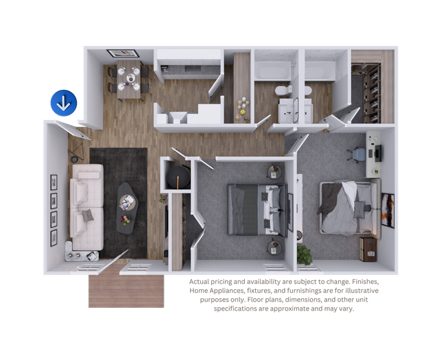 Black-and-white architectural floor plan of a house with multiple labeled rooms and doorways