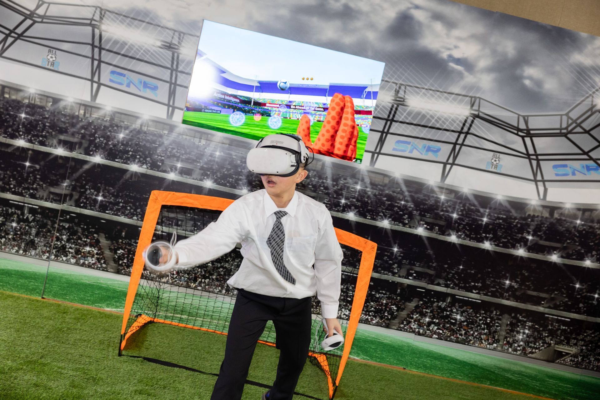 VR Soccer party game