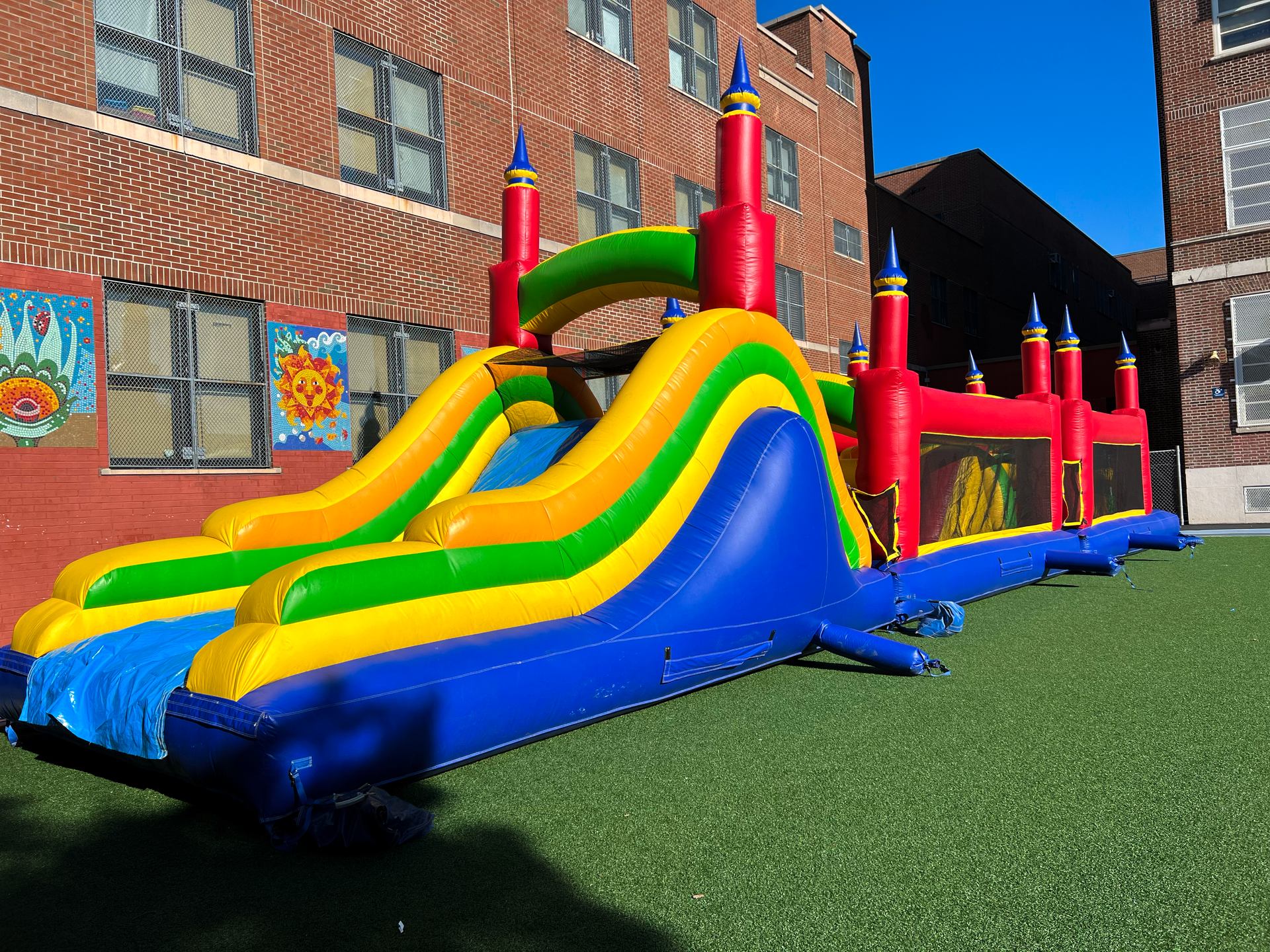 60' Inflatable Obstacle Course