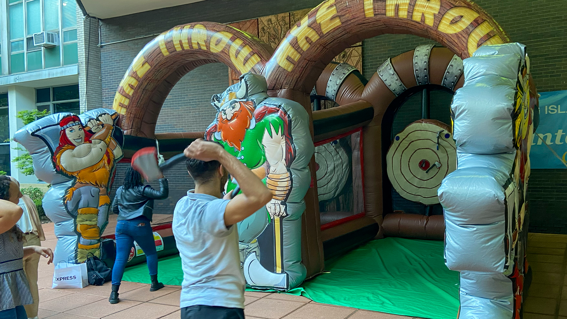 Inflatable Axe Throwing