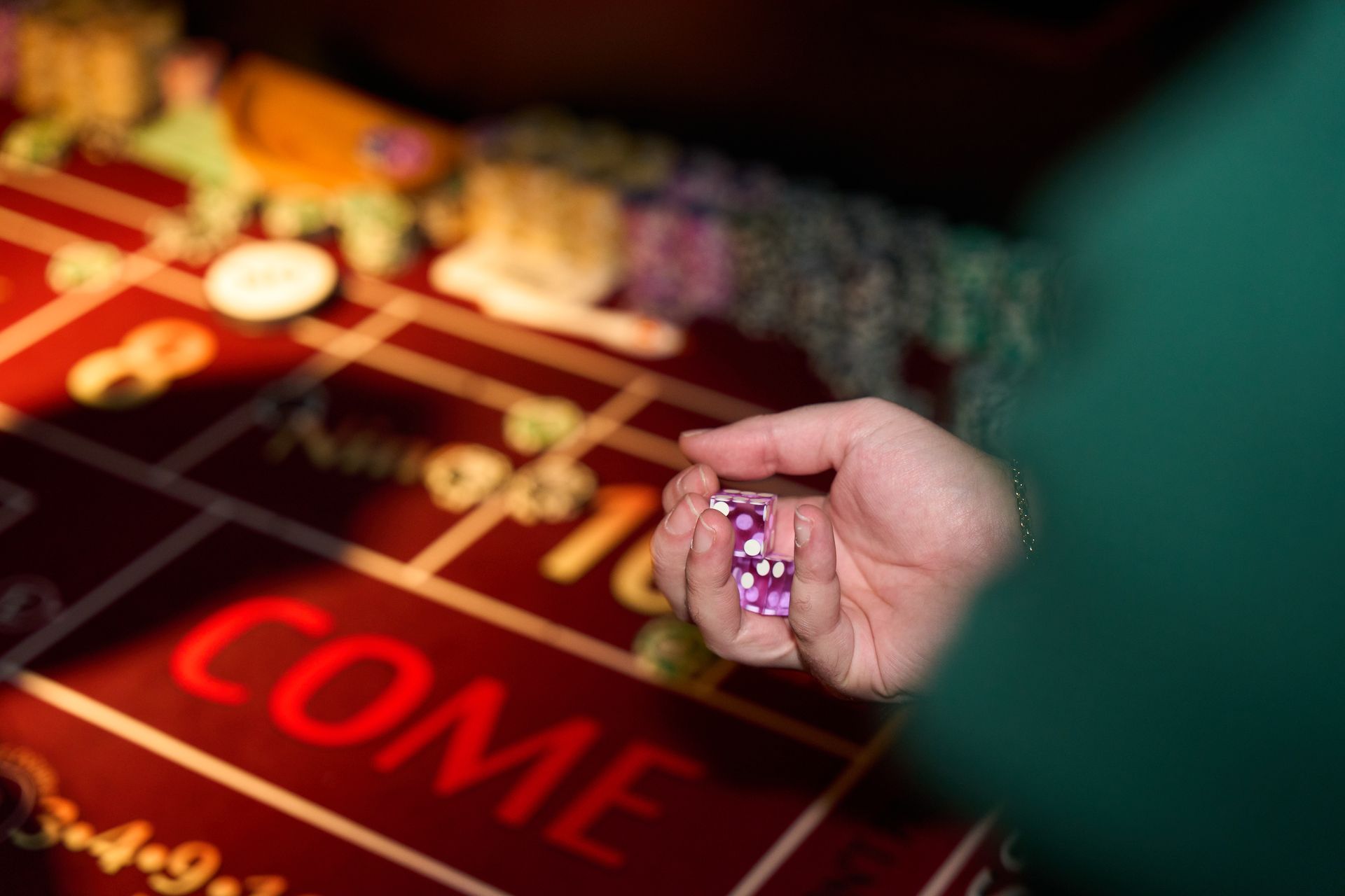 Casino table rental