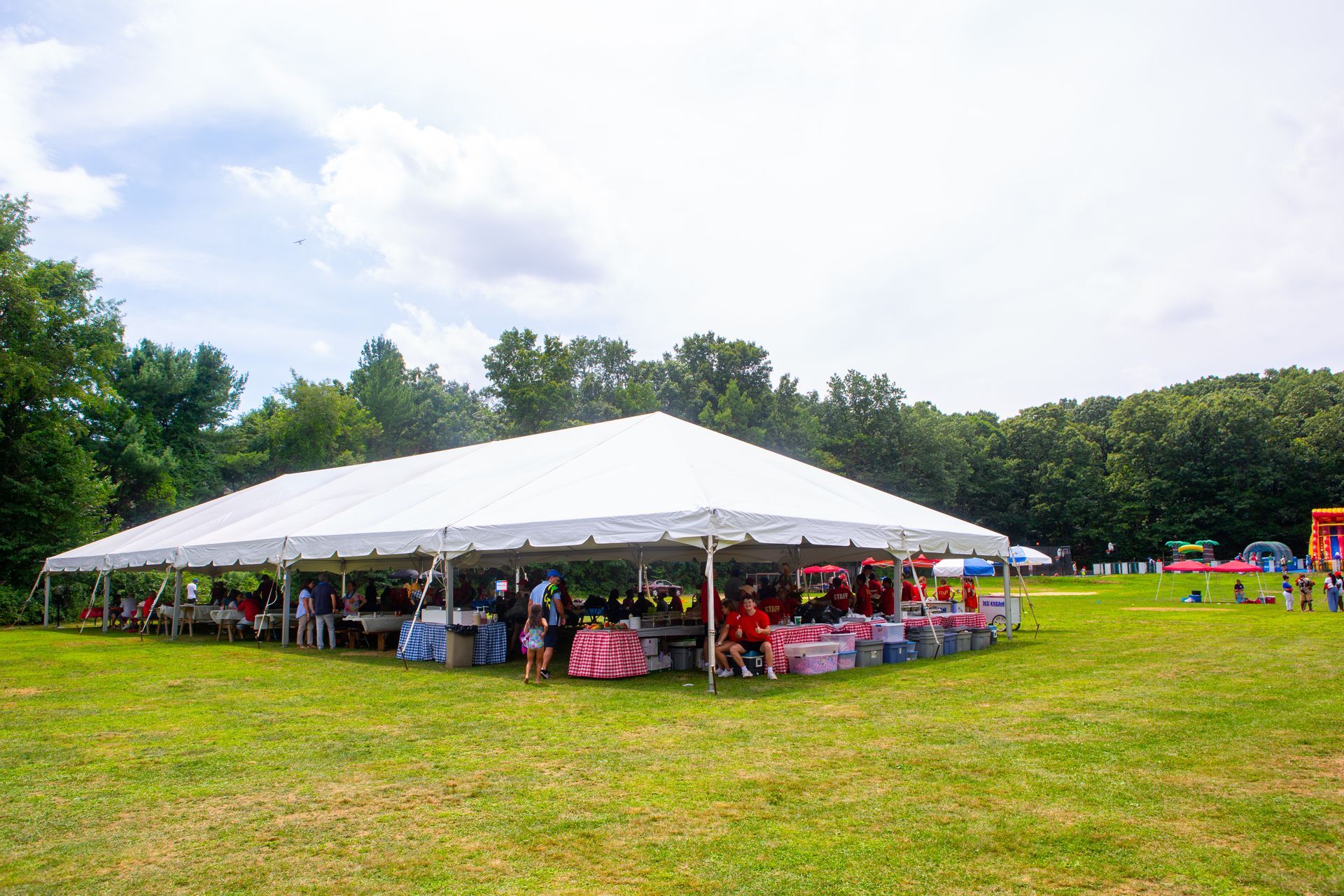 White Tent on a Field