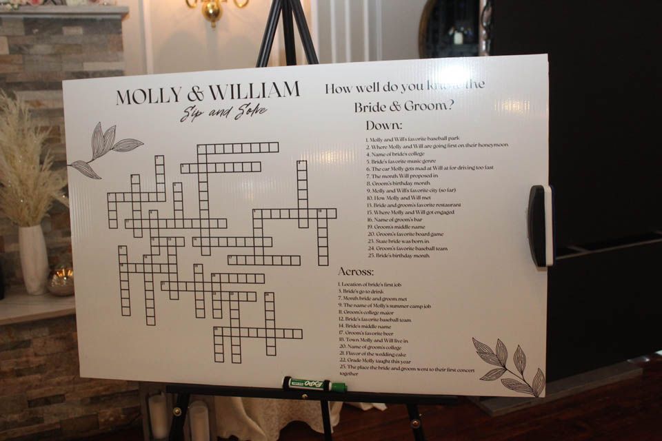 Custom Wedding Signage