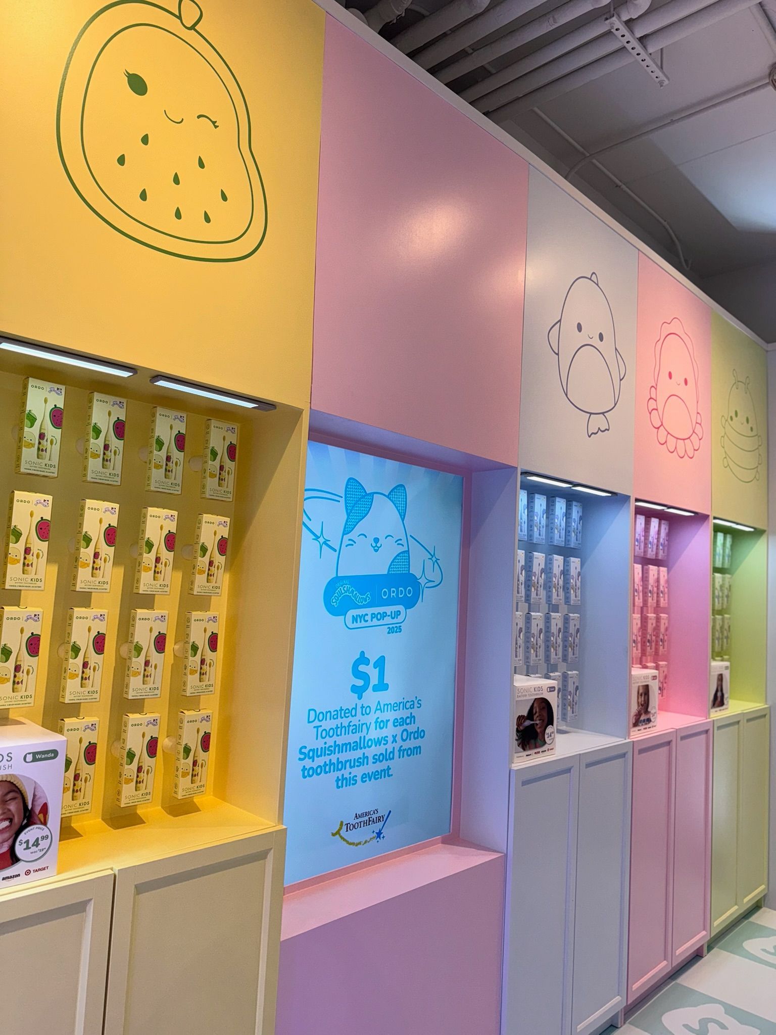 Squishmallow x ORDO Pop Up Store NYC. Fabrication and Event Decor.