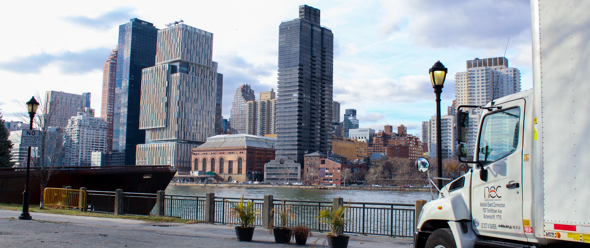 View of New York City from Roosevelt Island
