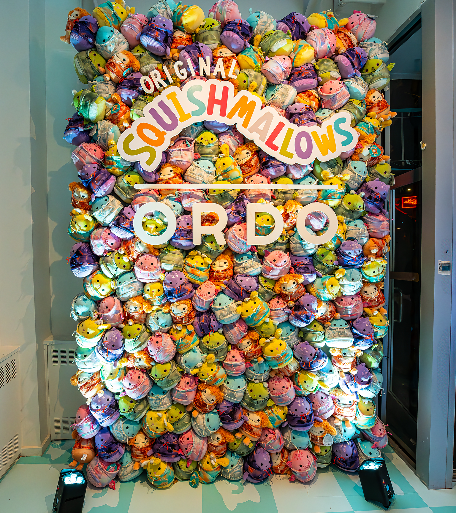 Squishmallow stack wall