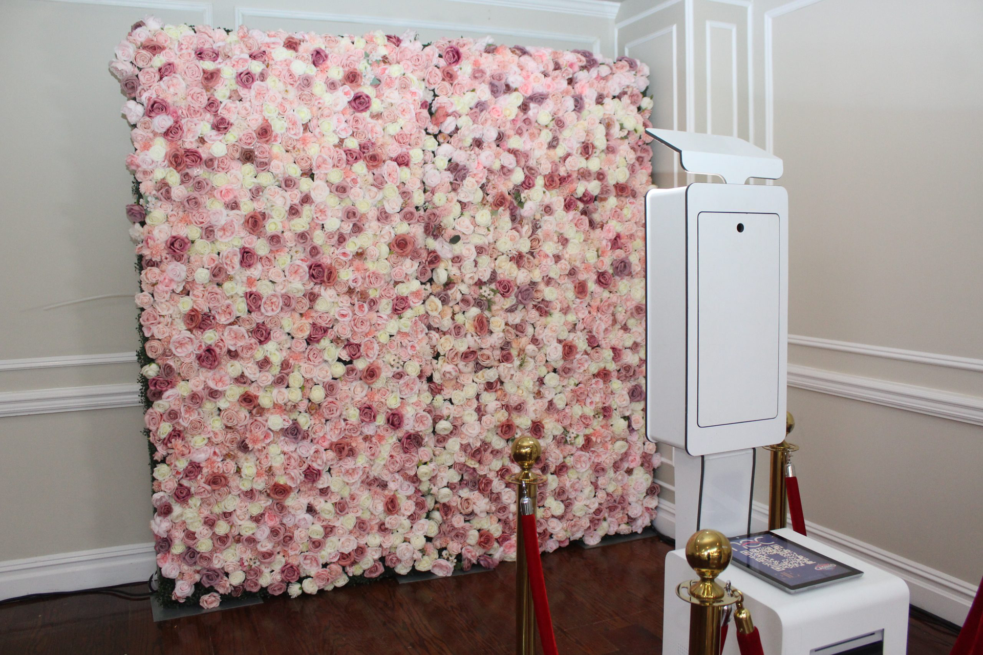 Photo Booth Flower Wall