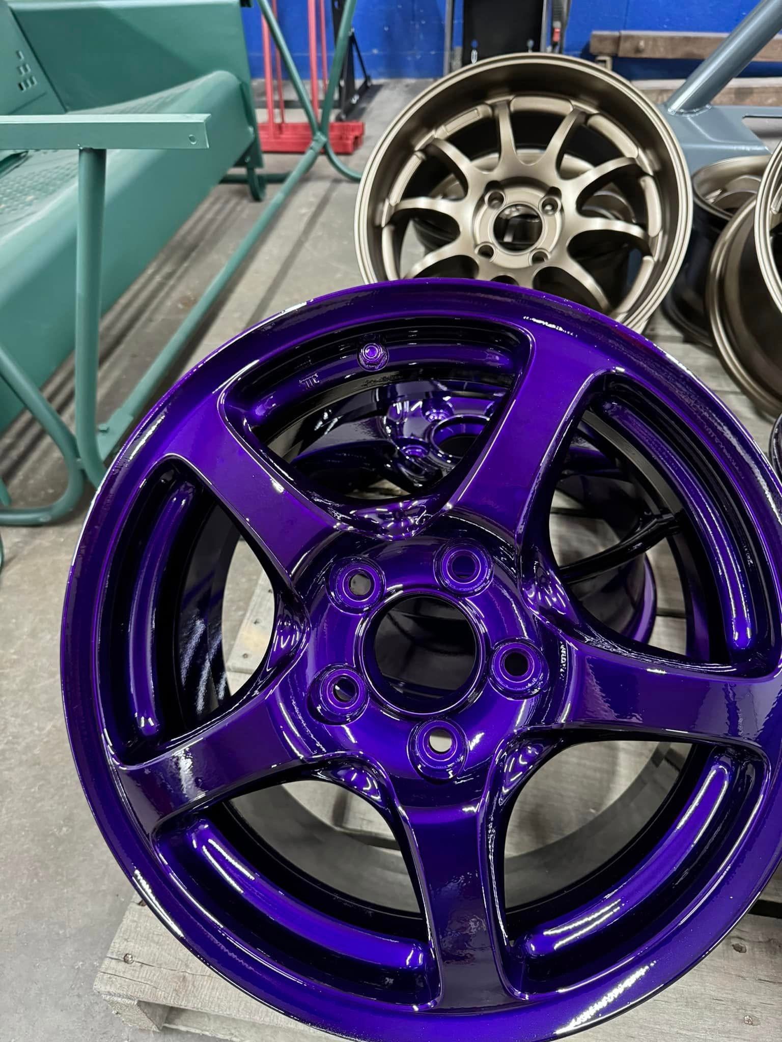 powder coated rims