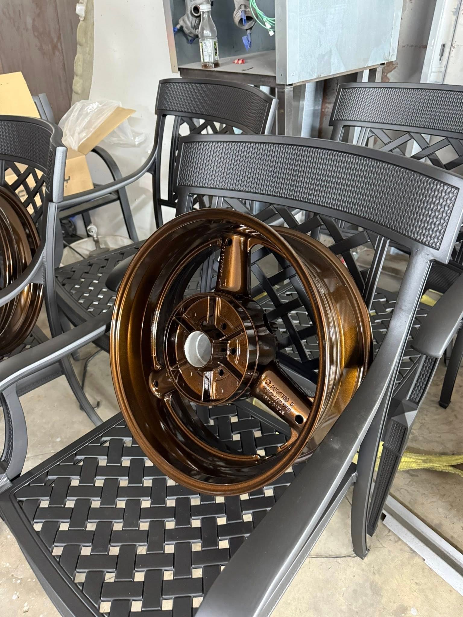 powder coated rim