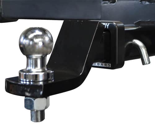 Off Road Car Winch Towing System With Red Rope — Bomaderry Towbars & Mufflers In Bomaderry New South Wales