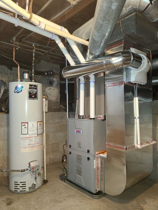 Electric water heater install by Lumberjack HVAC