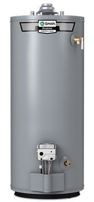 40-50 gallon basic gas-fired water heater installed by lumberjack HVAC