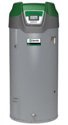 96% High-efficiency 50-75 Gallon Gas water heater installed by lumberjack HVAC