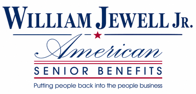 American Senior Benefits logo with blue script and red accent line; tagline: "Putting people back into the people business"