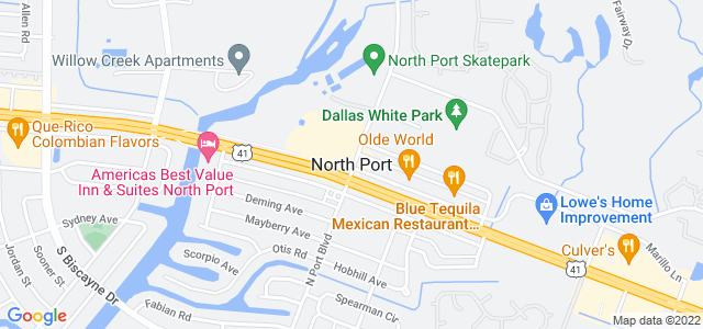 Map of business location