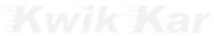 Kwik Kar logo in light gray text.