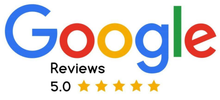 Rizzo's holiday lighting has five-star Google reviews from customers.