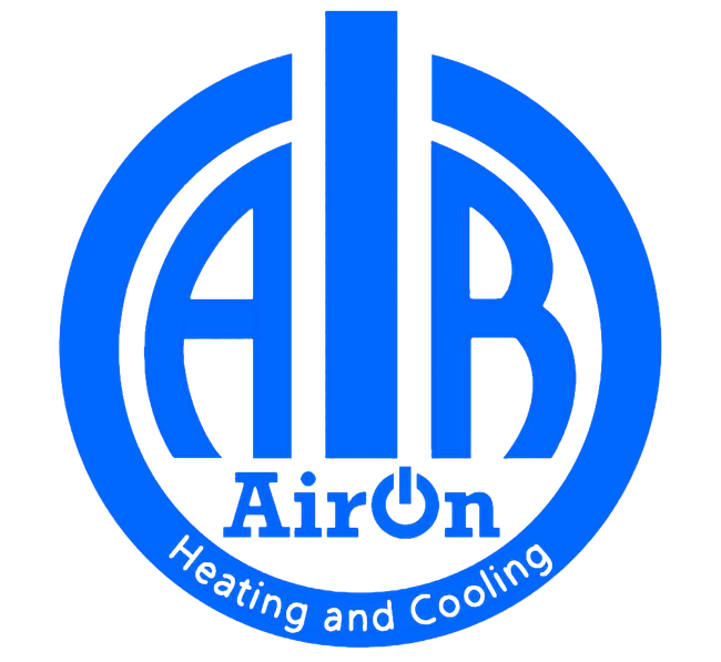 Blue logo for Air On Heating and Cooling: