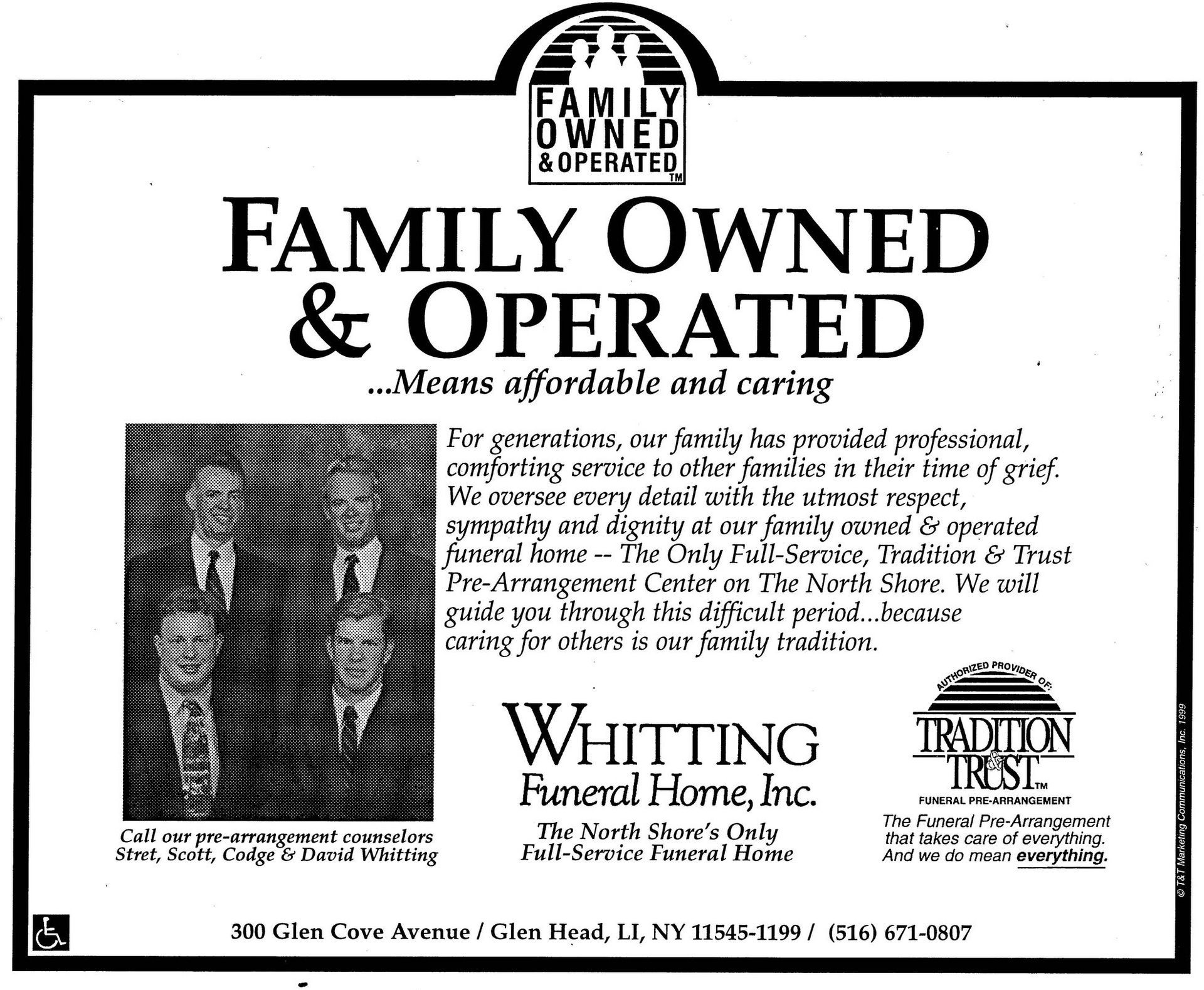 Whitting Funeral Home History. Long Island Funeral Home. Cremation Service in Glen Cove, NY.