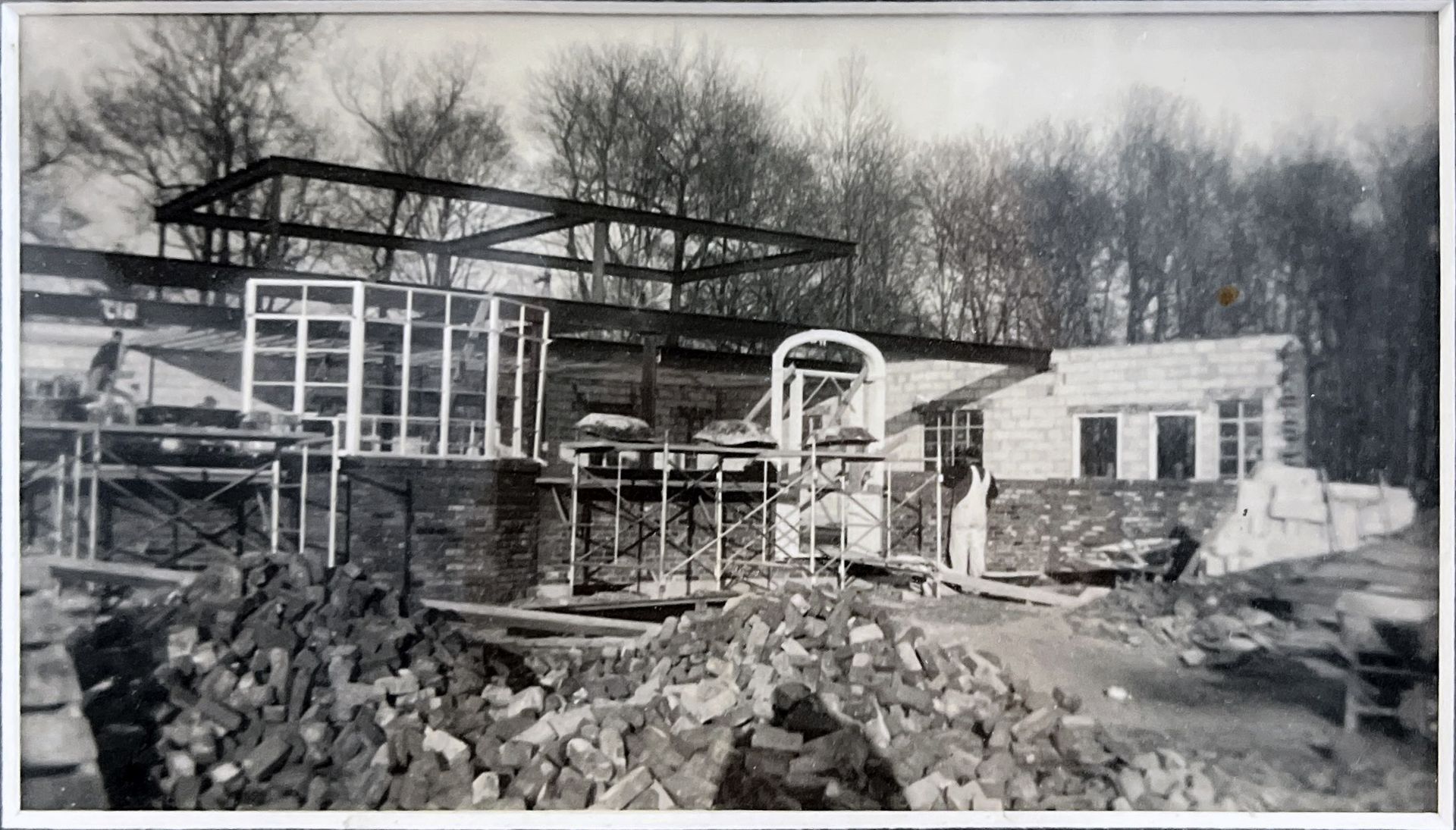 Whitting Funeral Home History Under construction. Image taken from our large parking lot. Long Island Funeral Home.